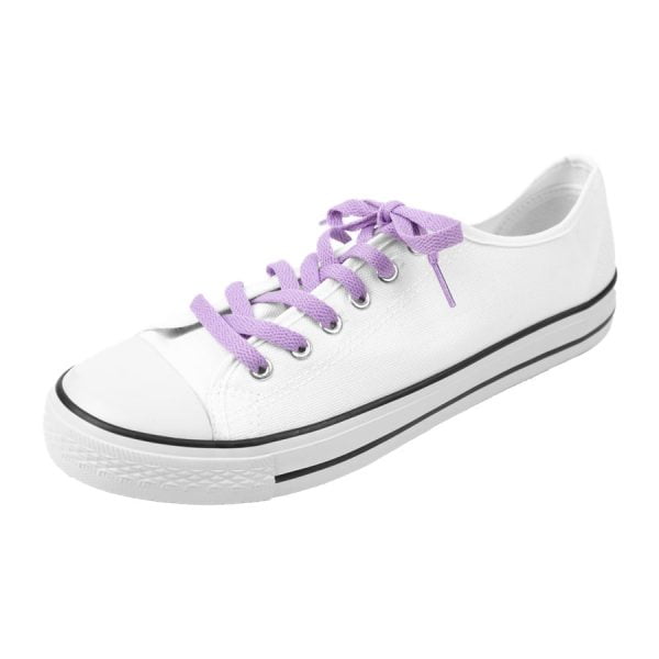 Platte schoenveters violet 100cm
