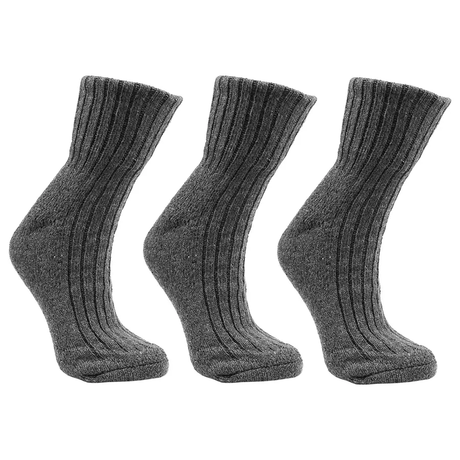 R Omgaan Marine Naft Noorse sokken | wol | katoen | antraciet | maat 39-42 | Sokken & Veterz