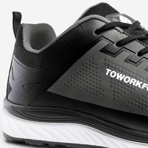 Lage werk sneaker | merk ToWorkFor | model Boardslide | veiligheid ESD | S3 detail zijkant schoen